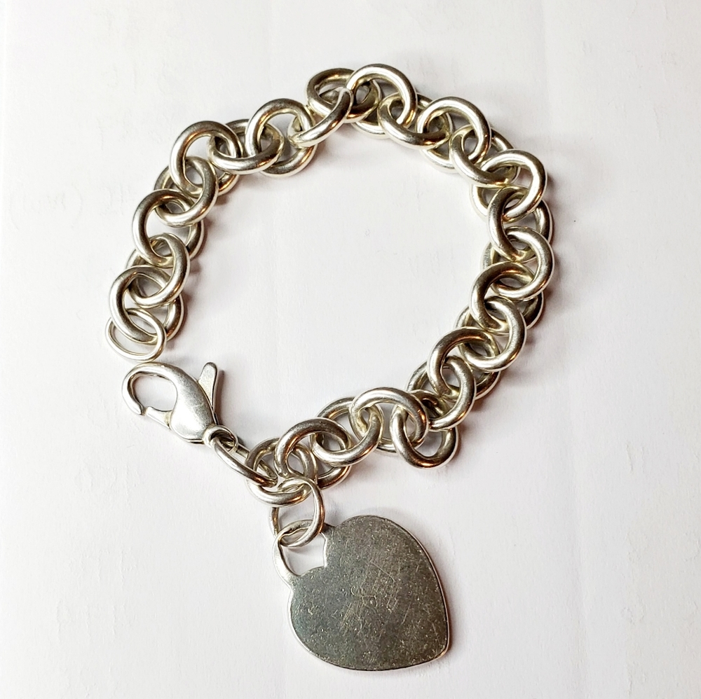 Tiffany Heart Tag Charm Bracelet